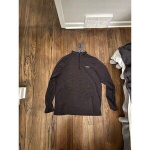 Reebok Men's Quarter Zip - Grey Size L